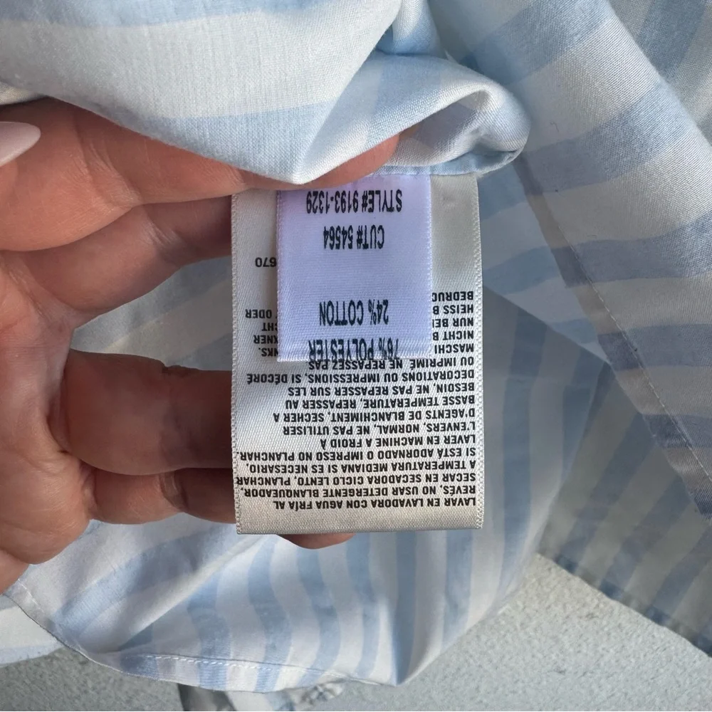 NWOT CITIZENS OF HUMANITY Vittoria Blouse in Sea Stripe - Picture 5 of 7